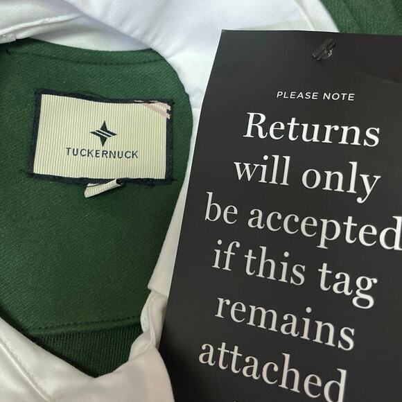 NEW Pomander Place Tuckernuck Ivy Dakotah Green Collar Long Sleeve Shift Dress S - Picture 9 of 10